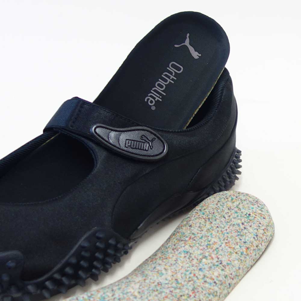 プーマPUMAモストロフェイサテン40336802PUMABlack-CoolDarkGray（レディース）メリージェーンローカットスニーカー「靴」