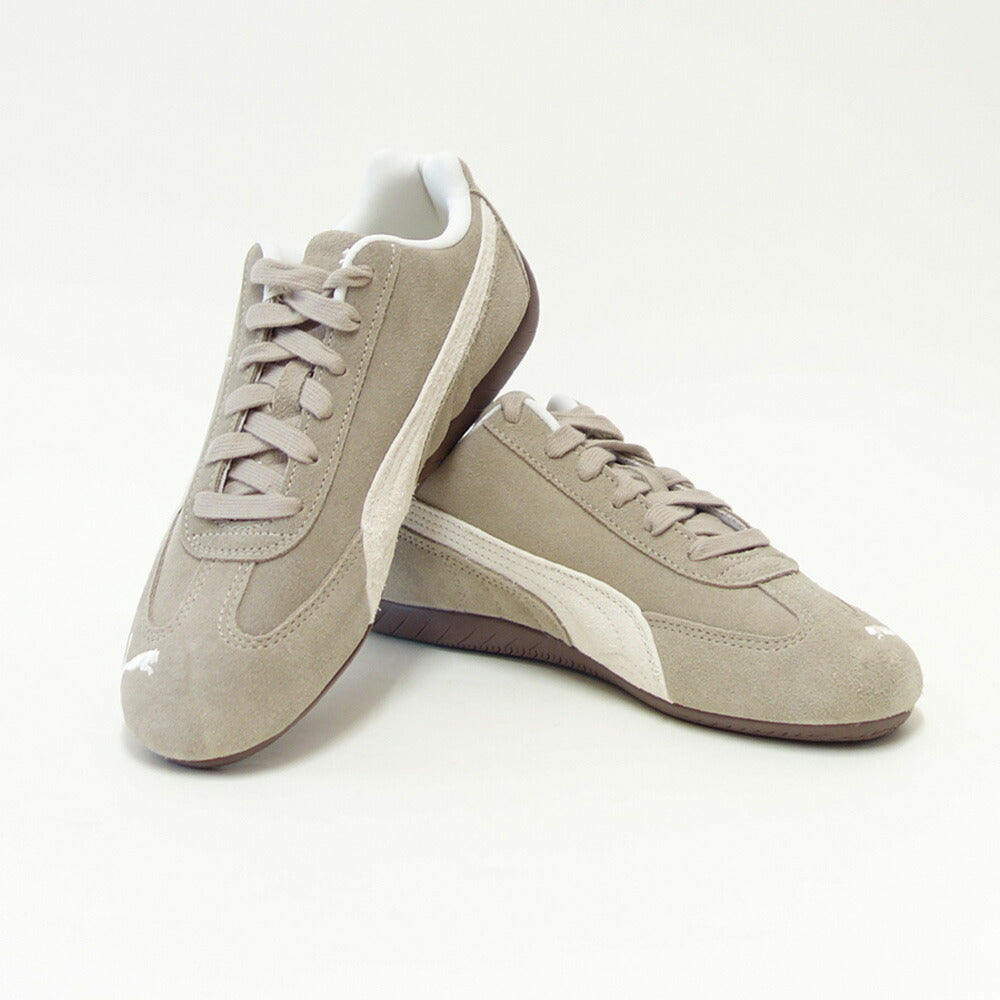 プーマPUMAスピードキャットELEVATEDW40361902IceCoffee-AlpineSnow（レディース）スエード天然皮革ローカットスニーカーストリートカジュアル「靴」