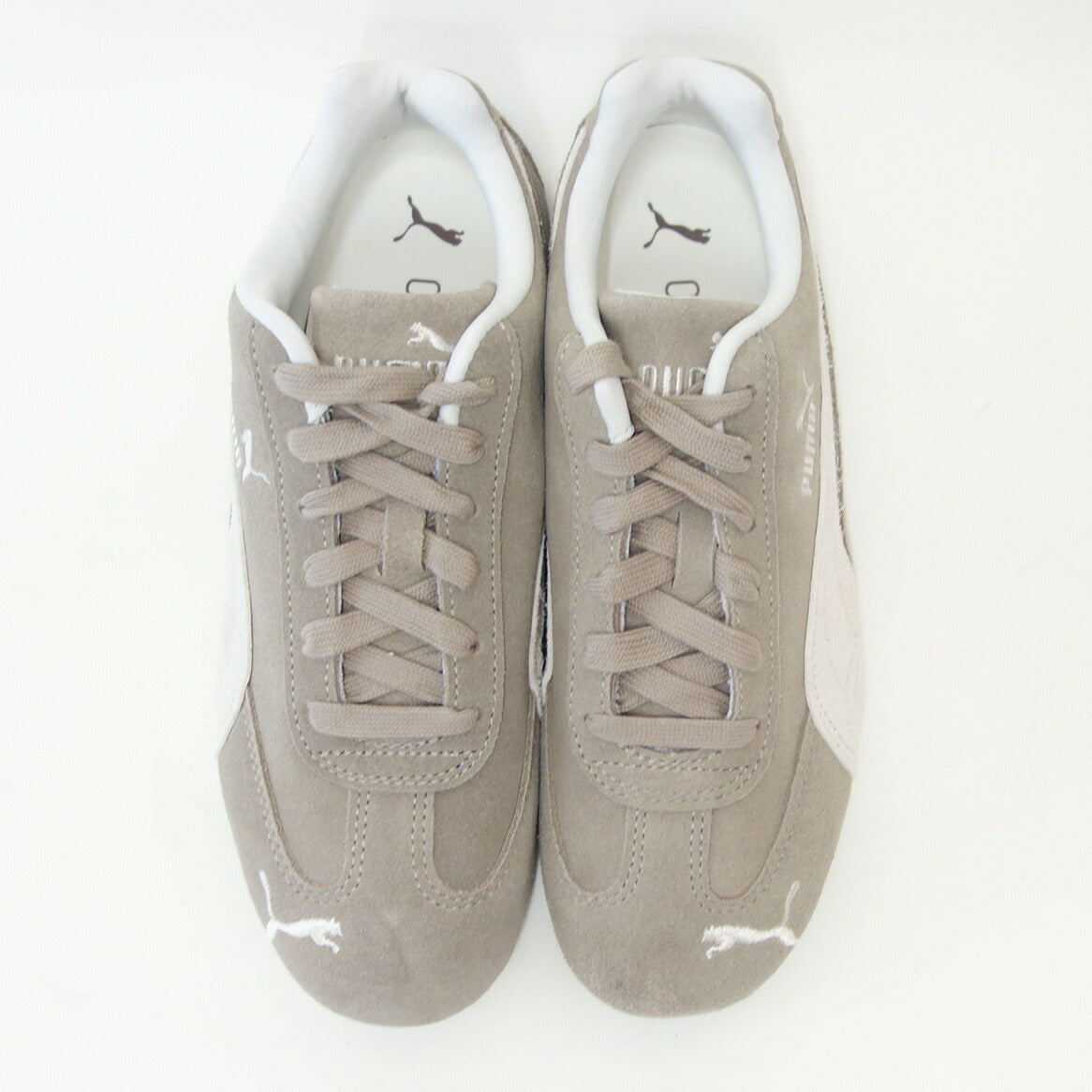 プーマPUMAスピードキャットELEVATEDW40361902IceCoffee-AlpineSnow（レディース）スエード天然皮革ローカットスニーカーストリートカジュアル「靴」