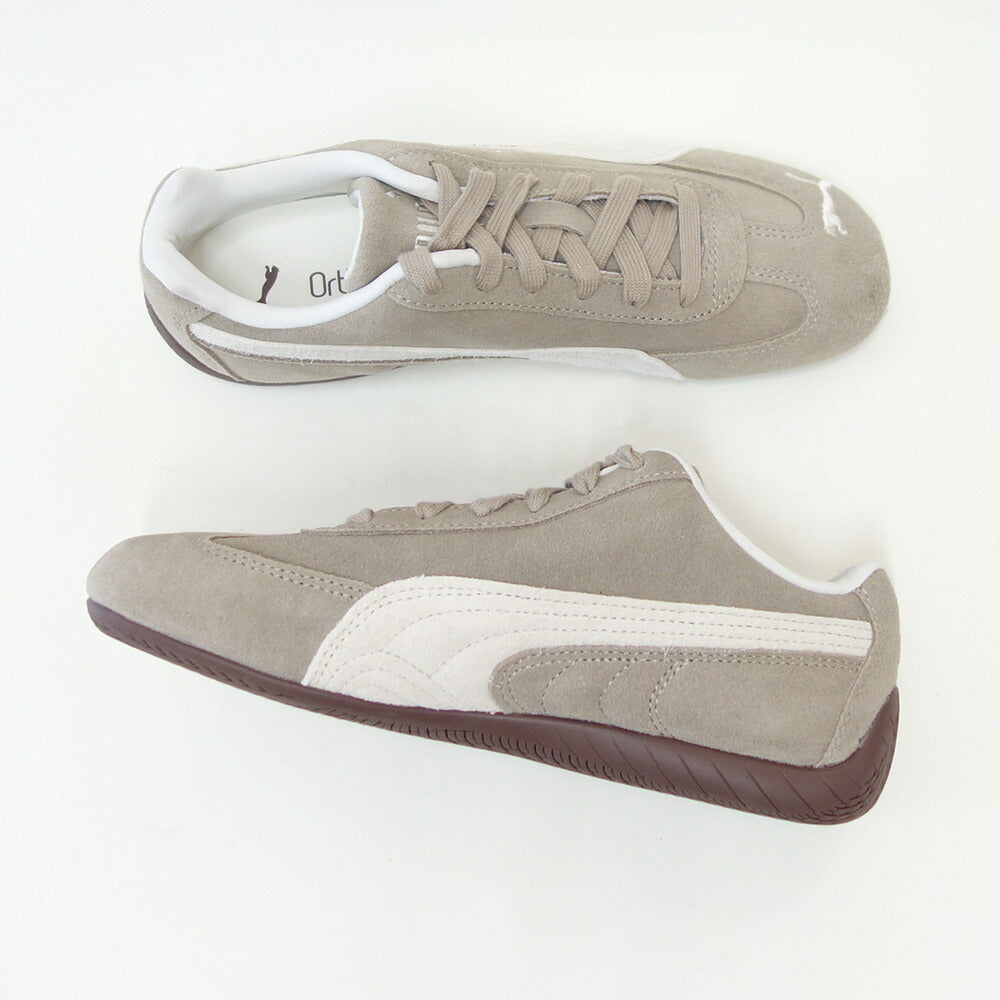 プーマPUMAスピードキャットELEVATEDW40361902IceCoffee-AlpineSnow（レディース）スエード天然皮革ローカットスニーカーストリートカジュアル「靴」