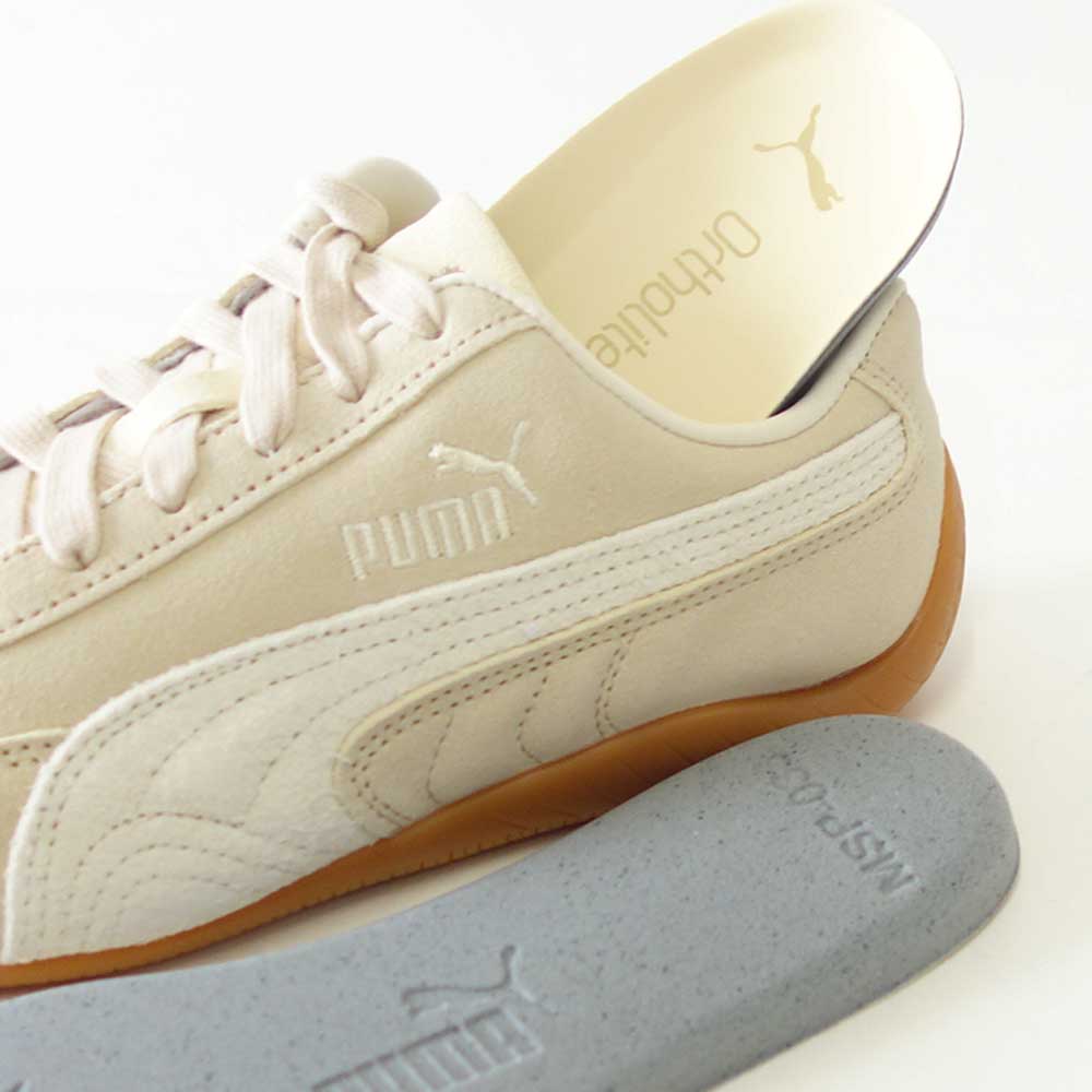 プーマPUMAスピードキャットELEVATEDW40361903CashewBrown-Gum（レディース）スエード天然皮革ローカットスニーカーストリートカジュアル「靴」