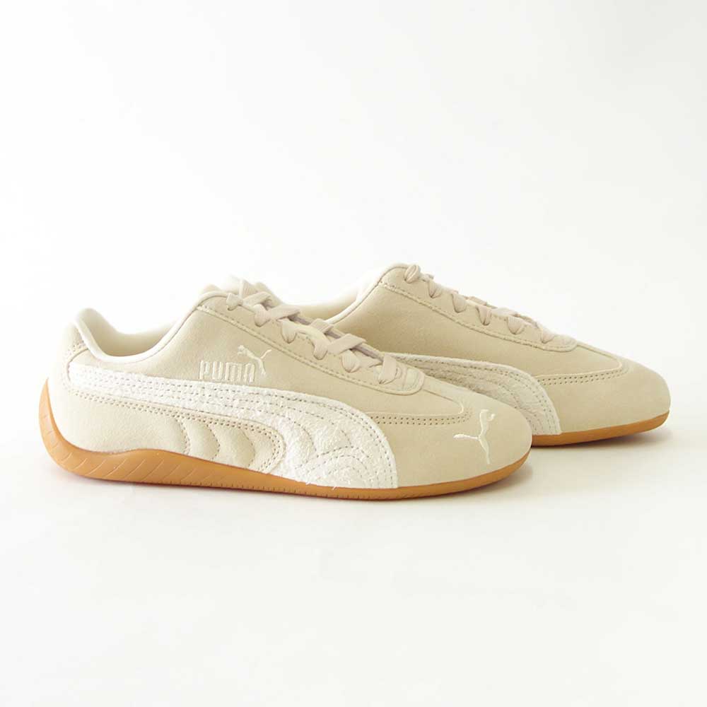 プーマPUMAスピードキャットELEVATEDW40361903CashewBrown-Gum（レディース）スエード天然皮革ローカットスニーカーストリートカジュアル「靴」