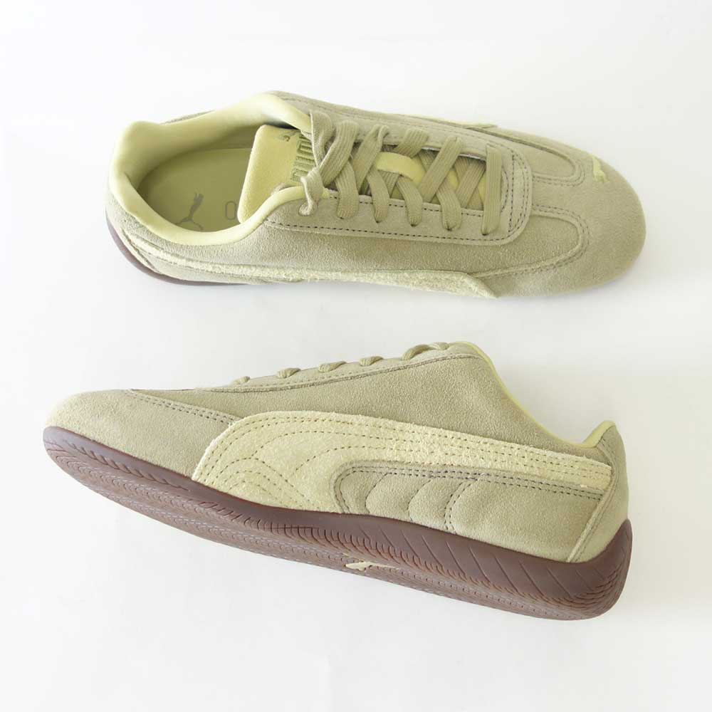プーマPUMAスピードキャットELEVATEDW40361904ChaiLatte-Gum（レディース）スエード天然皮革ローカットスニーカーストリートカジュアル「靴」