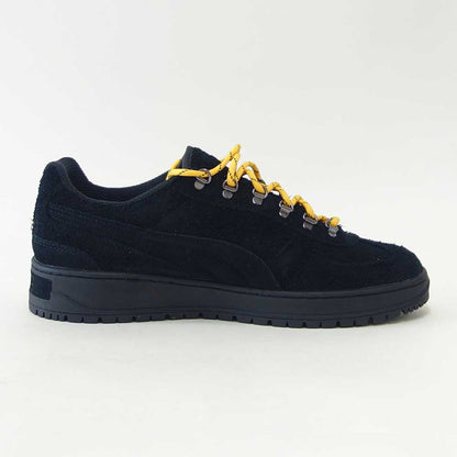 プーマPUMAパレルモアルピノファジー40369901ブラック-YellowSizzle（メンズ）天然皮革スエードローカットスニーカーウォーキング「靴」