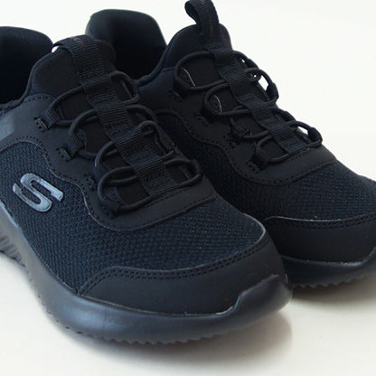 スケッチャーズSKECHERSBOUNDERリスクバースト403822LBBKブラック（キッズ）メッシュ人工繊維スニーカーハンズフリー子供靴「靴」