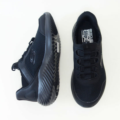 スケッチャーズSKECHERSBOUNDERリスクバースト403822LBBKブラック（キッズ）メッシュ人工繊維スニーカーハンズフリー子供靴「靴」