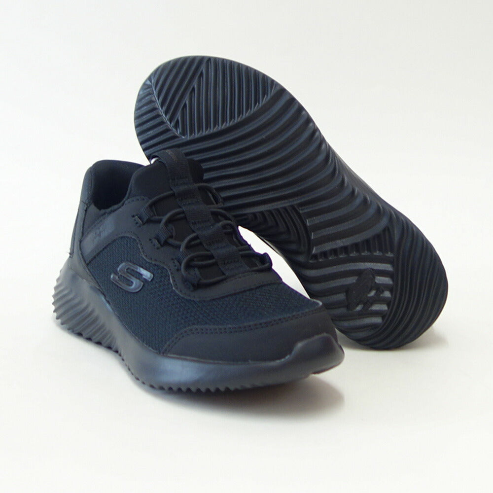 スケッチャーズSKECHERSBOUNDERリスクバースト403822LBBKブラック（キッズ）メッシュ人工繊維スニーカーハンズフリー子供靴「靴」