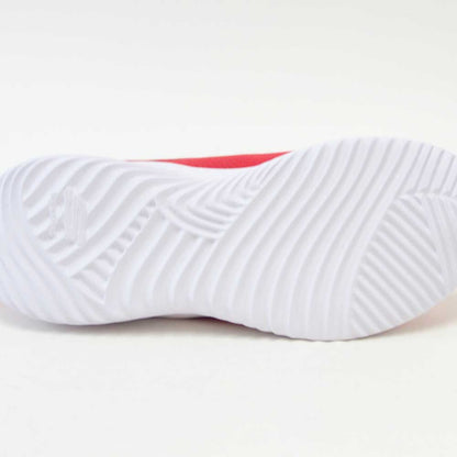 スケッチャーズSKECHERSBOUNDERブリスクバースト403822LRDBKレッド/ブラック（キッズ）メッシュ人工繊維スニーカーハンズフリー子供靴「靴」