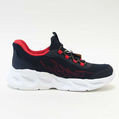 スケッチャーズSKECHERSサーモフラッシュ2.0-ヒートブリスク403898LBKRDブラック/レッド（キッズ）メッシュ人工繊維スニーカーハンズフリー子供靴「靴」
