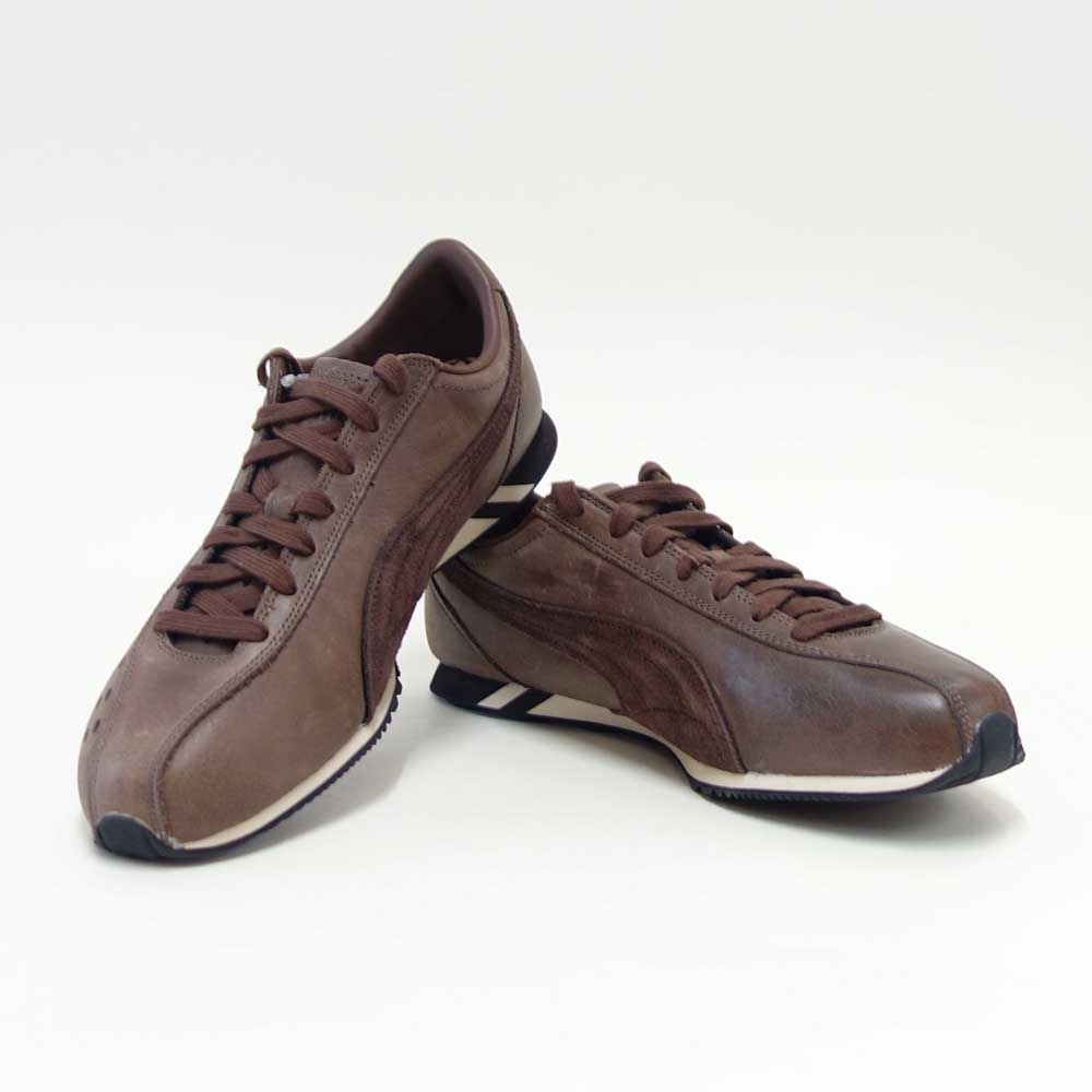 プーマPUMAスプリントプレミアム40508402EspressoBrown（メンズ）天然皮革ローカットスニーカーウォーキング「靴」