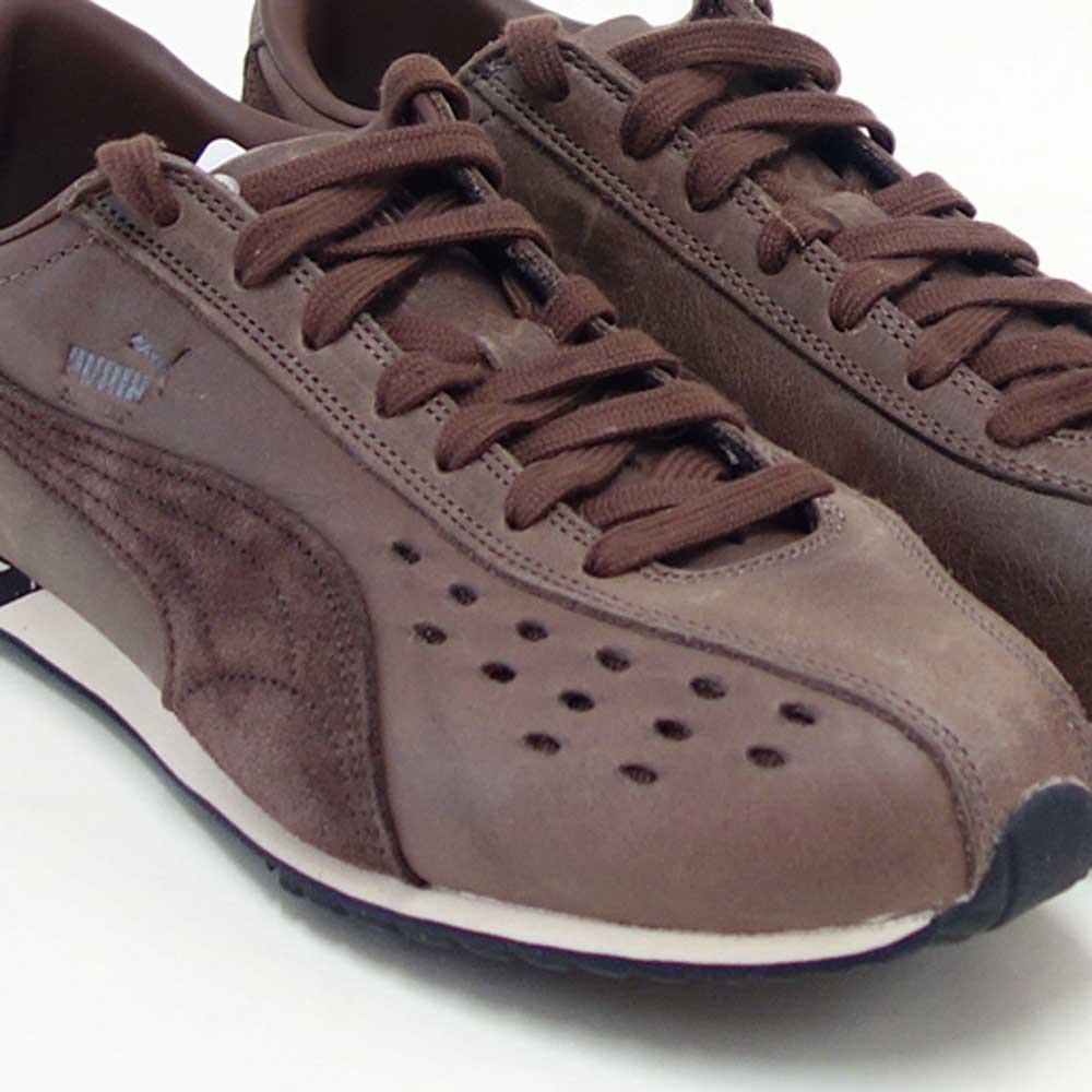 プーマPUMAスプリントプレミアム40508402EspressoBrown（メンズ）天然皮革ローカットスニーカーウォーキング「靴」