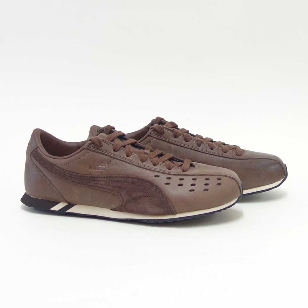 プーマPUMAスプリントプレミアム40508402EspressoBrown（メンズ）天然皮革ローカットスニーカーウォーキング「靴」