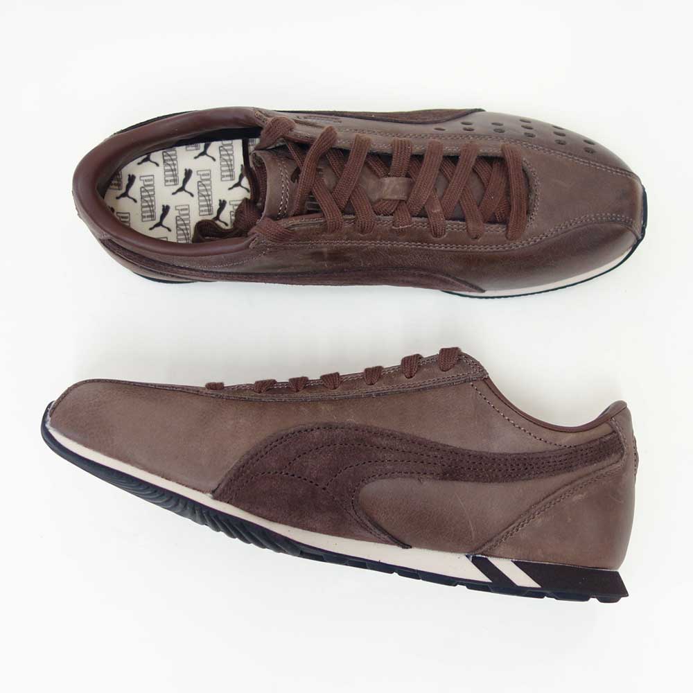 プーマPUMAスプリントプレミアム40508402EspressoBrown（メンズ）天然皮革ローカットスニーカーウォーキング「靴」