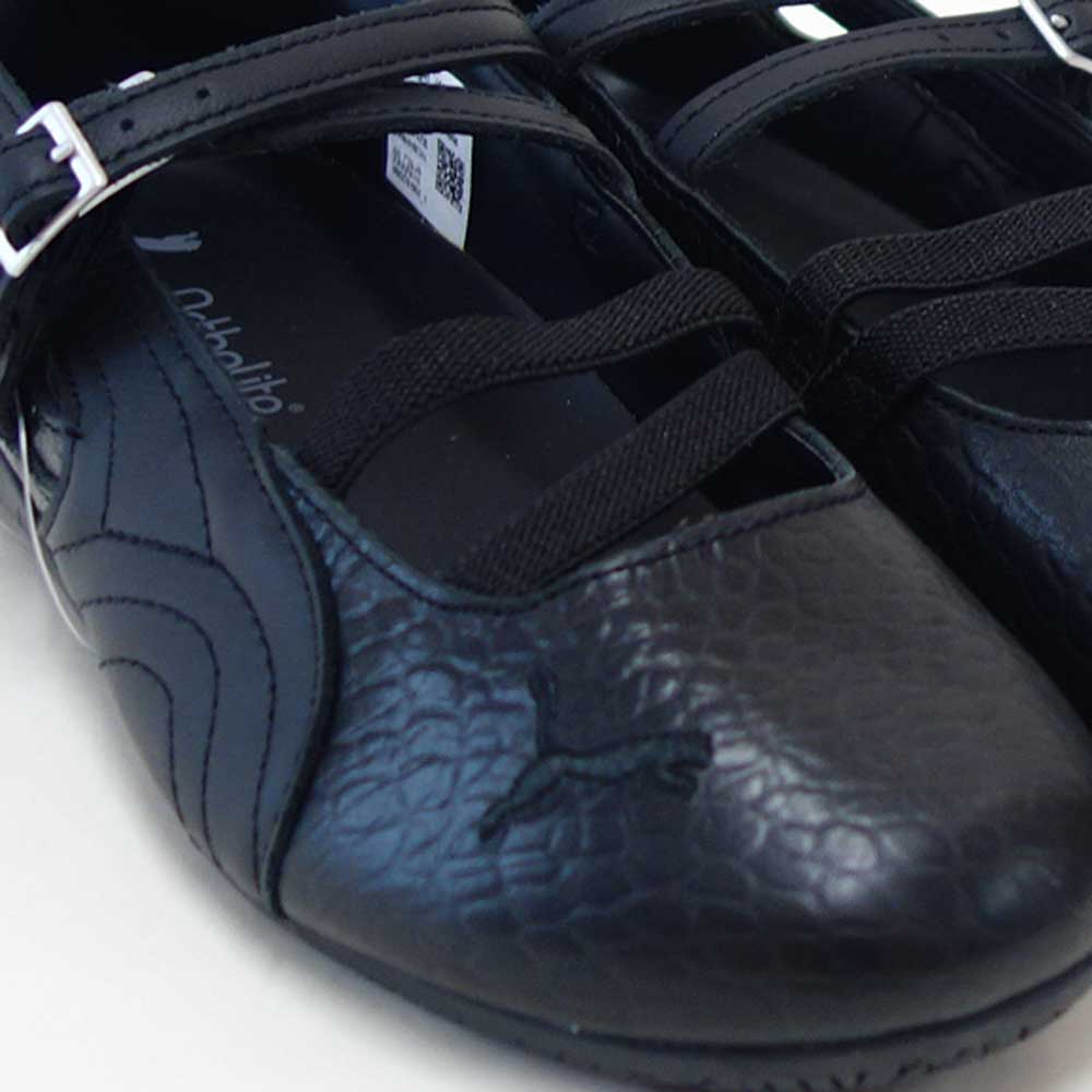 プーマPUMAスピードキャットBALLETCROC40532701PUMABlack（レディース）天然皮革バレエシューズスニーカー「靴」
