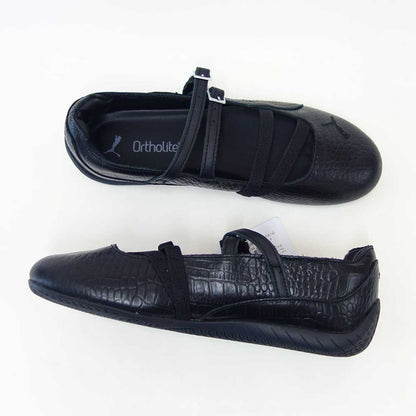 プーマPUMAスピードキャットBALLETCROC40532701PUMABlack（レディース）天然皮革バレエシューズスニーカー「靴」