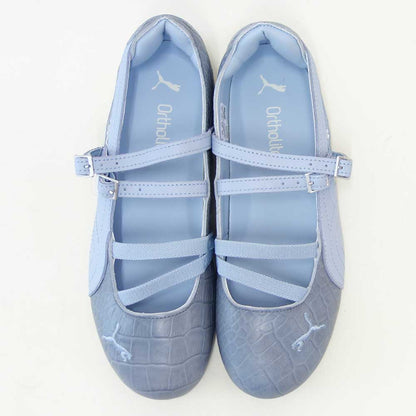 プーマPUMAスピードキャットBALLETCROC40532703SnowMountainBlue（レディース）天然皮革バレエシューズスニーカー「靴」