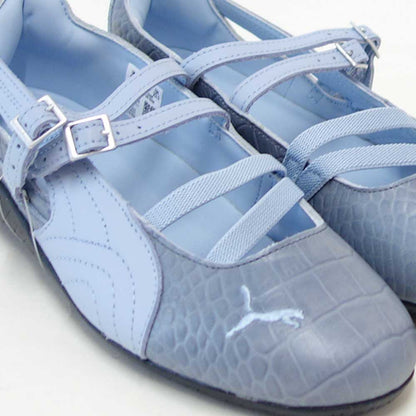 プーマPUMAスピードキャットBALLETCROC40532703SnowMountainBlue（レディース）天然皮革バレエシューズスニーカー「靴」