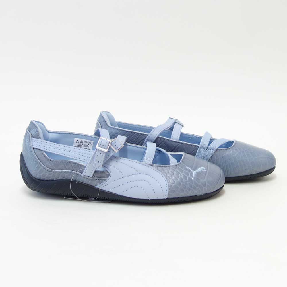 プーマPUMAスピードキャットBALLETCROC40532703SnowMountainBlue（レディース）天然皮革バレエシューズスニーカー「靴」