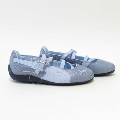 プーマPUMAスピードキャットBALLETCROC40532703SnowMountainBlue（レディース）天然皮革バレエシューズスニーカー「靴」