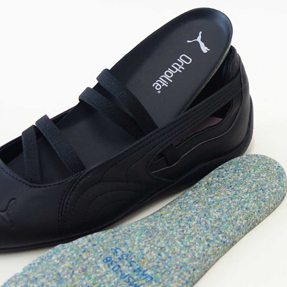 プーマPUMAスピードキャットBALLETLTHR40614401PUMABlack（レディース）天然皮革バレエシューズスニーカー「靴」