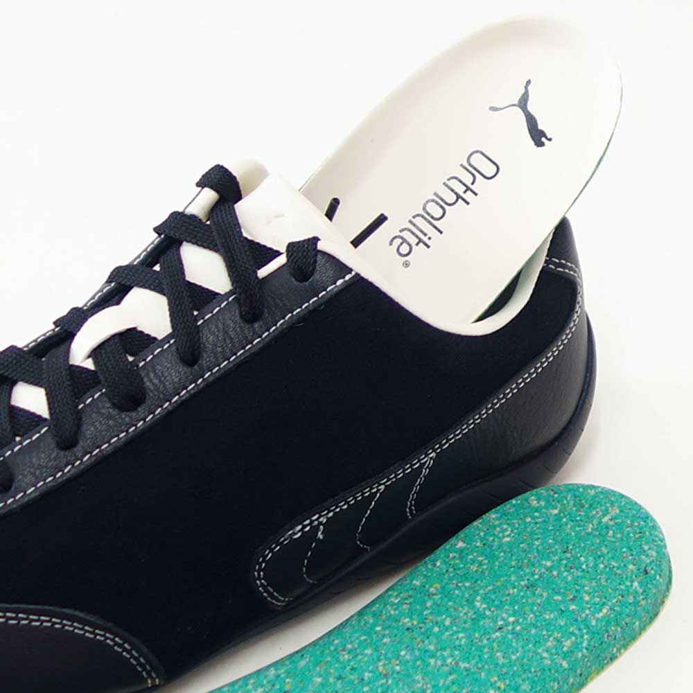 プーマPUMAスピードキャットICONS40622601PUMABlack-FrostedIvory（ユニセックス）スエード天然皮革ローカットスニーカー黒ブラックカジュアル「靴」