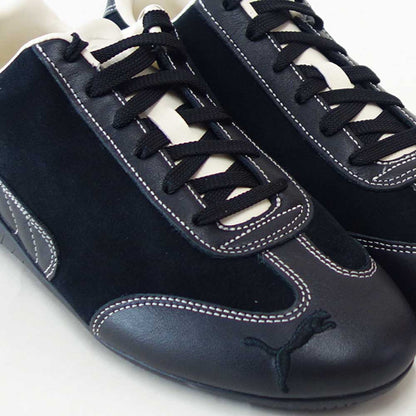 プーマPUMAスピードキャットICONS40622601PUMABlack-FrostedIvory（ユニセックス）スエード天然皮革ローカットスニーカー黒ブラックカジュアル「靴」