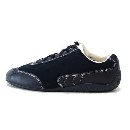 プーマ PUMA スピードキャット ICONS  40622601 PUMA Black-Frosted Ivory（ユニセックス）スエード 天然皮革 ローカット スニーカー 黒　ブラック　 カジュアル「靴」