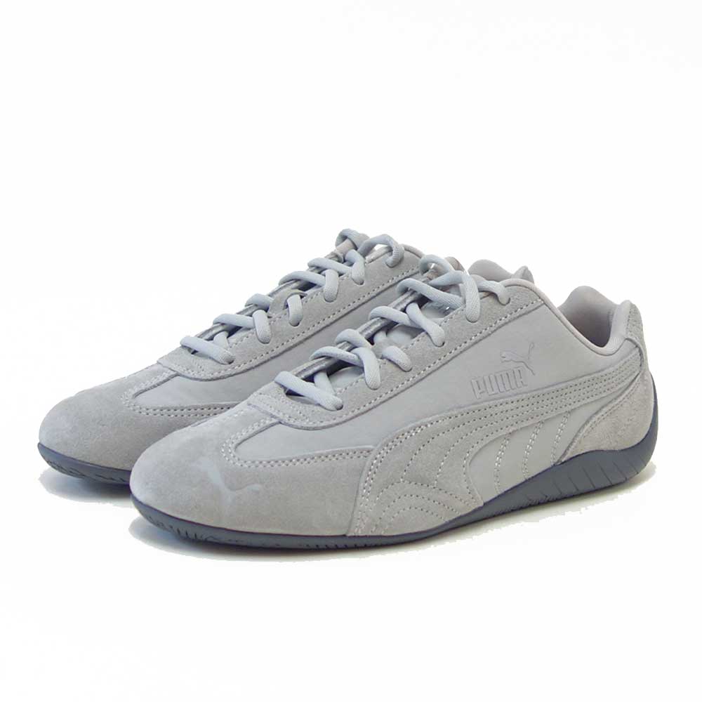 プーマPUMAウィメンズスピードキャットプリマロフトナイロンスニーカー40699401GrayEcho-MoodyGray（レディース）天然皮革ローカットスニーカーストリートカジュアル「靴」