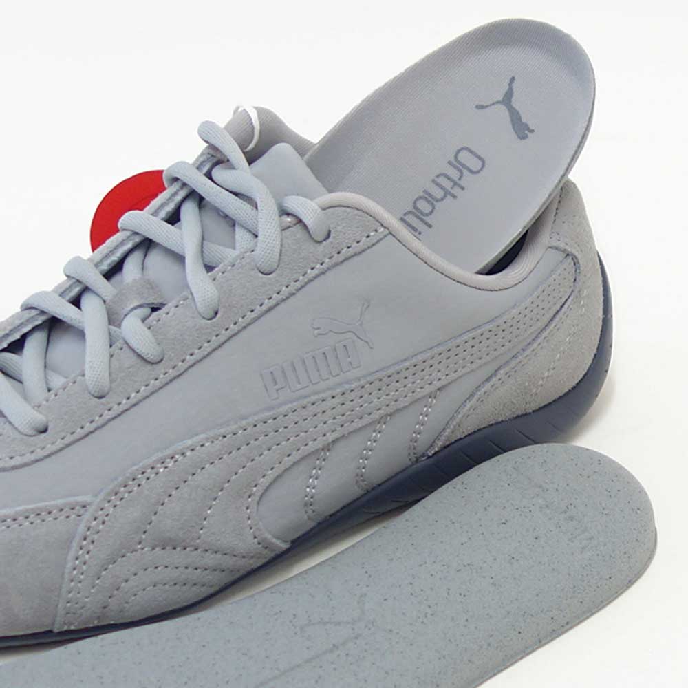 プーマPUMAウィメンズスピードキャットプリマロフトナイロンスニーカー40699401GrayEcho-MoodyGray（レディース）天然皮革ローカットスニーカーストリートカジュアル「靴」