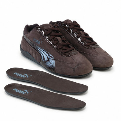 プーマPUMAスピードキャットプレミアムクロコWNS40767401ChocolateFondue-PUMABlack（レディース）レザークロコ型押しローカットスニーカーストリートカジュアル「靴」商品画像15