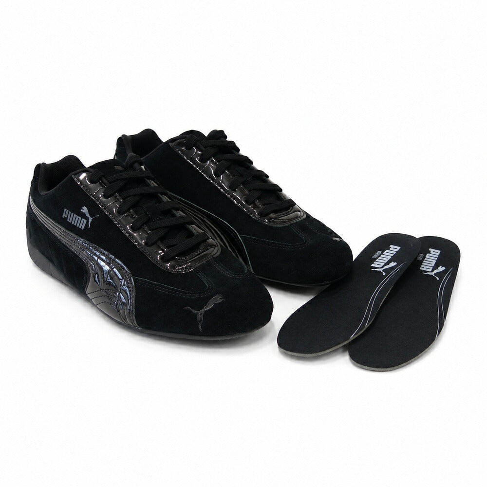 プーマPUMAスピードキャットプレミアムクロコWNS40767403PUMABlack（レディース）レザークロコ型押しローカットスニーカーストリートカジュアル「靴」