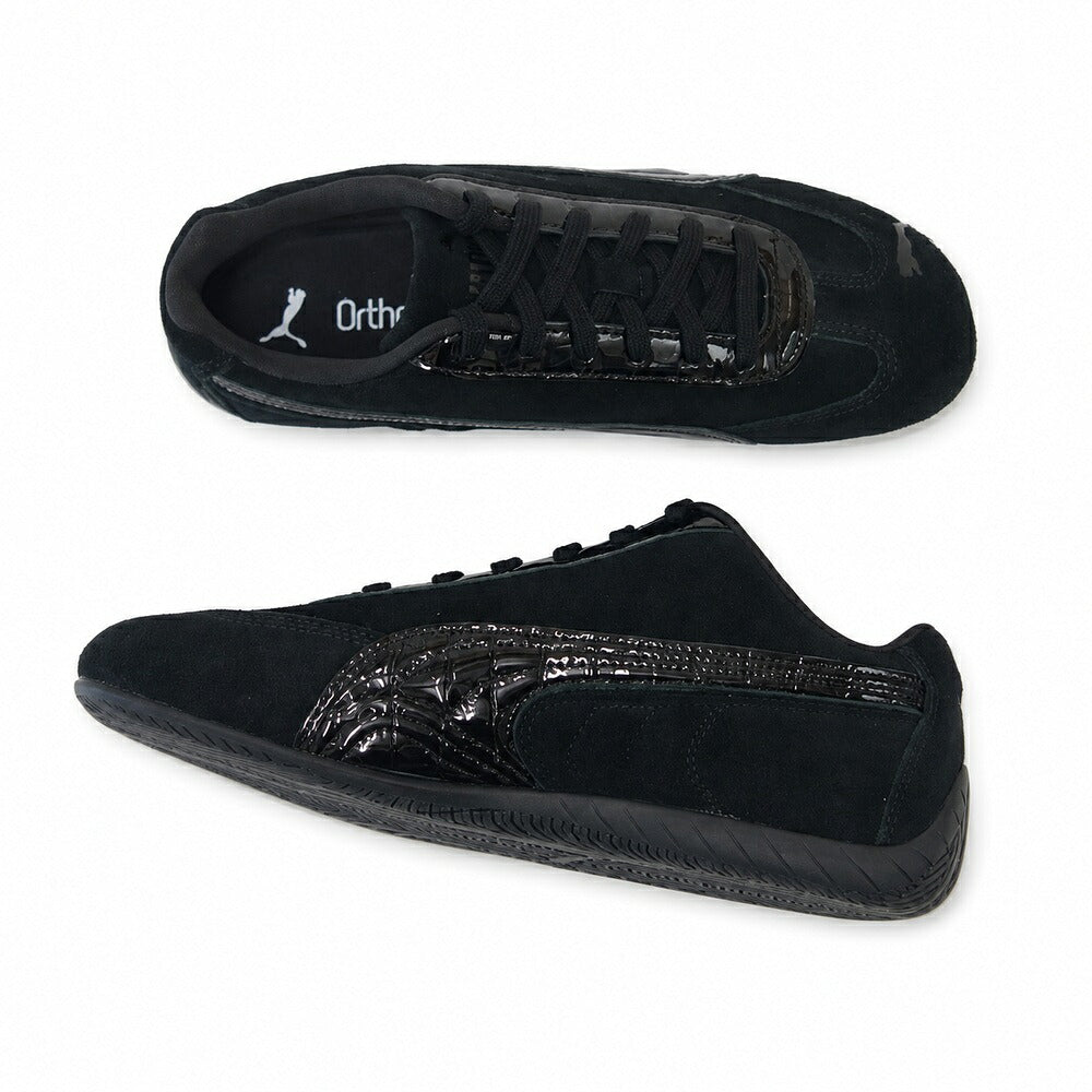 プーマPUMAスピードキャットプレミアムクロコWNS40767403PUMABlack（レディース）レザークロコ型押しローカットスニーカーストリートカジュアル「靴」