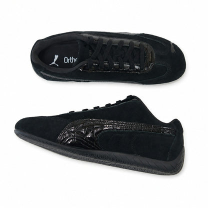 プーマPUMAスピードキャットプレミアムクロコWNS40767403PUMABlack（レディース）レザークロコ型押しローカットスニーカーストリートカジュアル「靴」