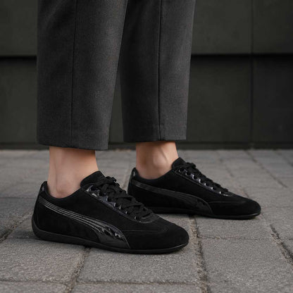 プーマPUMAスピードキャットプレミアムクロコWNS40767403PUMABlack（レディース）レザークロコ型押しローカットスニーカーストリートカジュアル「靴」