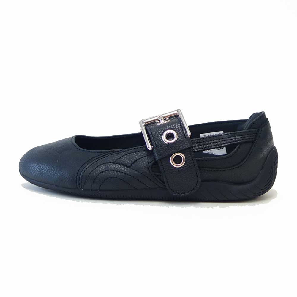 プーマ PUMA スピードキャット バレエ ドレスアップ 408054 03 PUMA Black（レディース）天然皮革 バックル メリージェーン バレエシューズ ローカット スニーカー「靴」