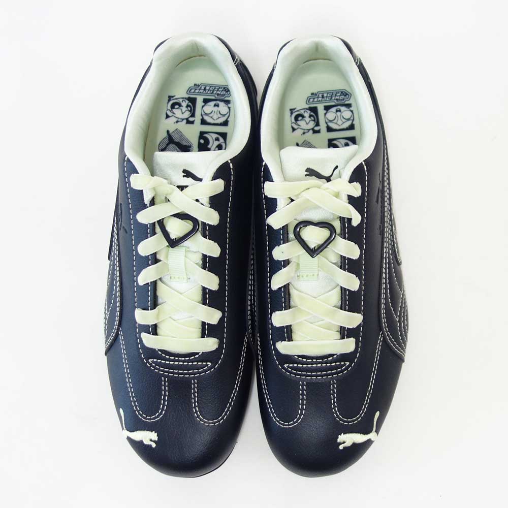 プーマPUMAスピードキャットPOWERPUFFGIRLS40810101PUMABlack-PSilver-Greenillusion（レディース）人工皮革ローカットスニーカーストリートカジュアル「靴」