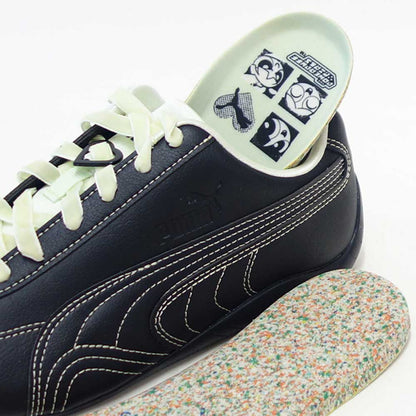 プーマPUMAスピードキャットPOWERPUFFGIRLS40810101PUMABlack-PSilver-Greenillusion（レディース）人工皮革ローカットスニーカーストリートカジュアル「靴」