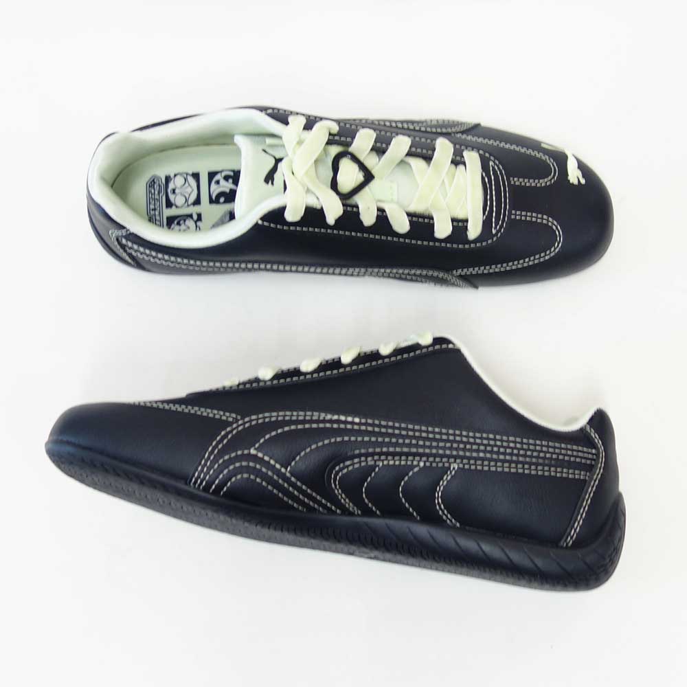 プーマPUMAスピードキャットPOWERPUFFGIRLS40810101PUMABlack-PSilver-Greenillusion（レディース）人工皮革ローカットスニーカーストリートカジュアル「靴」