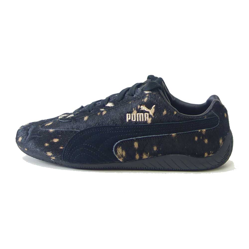 プーマPUMAスピードキャットドゥレット40816902PUMABlack-PUMAGold（レディース）ファー天然皮革ローカットスニーカーストリートカジュアル「靴」