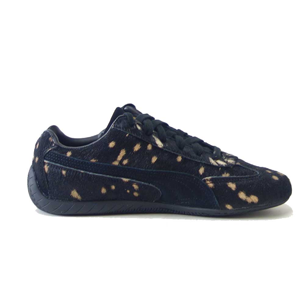 プーマPUMAスピードキャットドゥレット40816902PUMABlack-PUMAGold（レディース）ファー天然皮革ローカットスニーカーストリートカジュアル「靴」