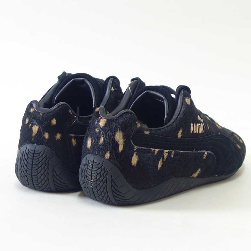 プーマPUMAスピードキャットドゥレット40816902PUMABlack-PUMAGold（レディース）ファー天然皮革ローカットスニーカーストリートカジュアル「靴」