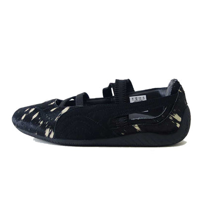 プーマPUMAスピードキャットBALLETDOELETTE40817102PUMABlack-PUMAGold（レディース）天然皮革バレエシューズスニーカー「靴」