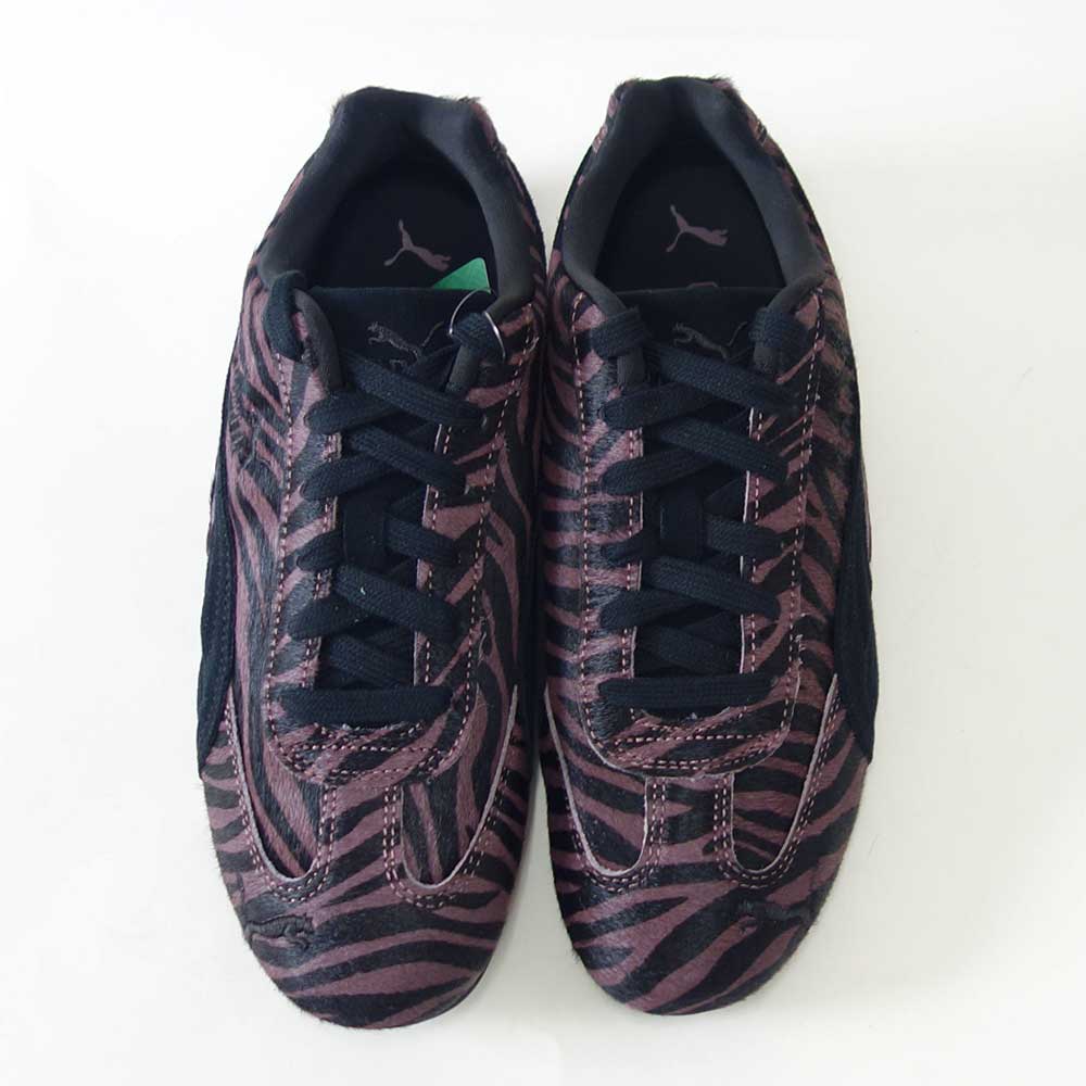 プーマPUMAスピードキャットタイガー41013901RichCocoa-PUMABlack（レディース）ファー天然皮革ローカットスニーカーストリートカジュアル「靴」