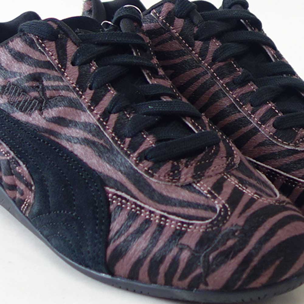 プーマPUMAスピードキャットタイガー41013901RichCocoa-PUMABlack（レディース）ファー天然皮革ローカットスニーカーストリートカジュアル「靴」