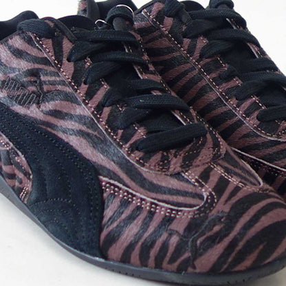 プーマPUMAスピードキャットタイガー41013901RichCocoa-PUMABlack（レディース）ファー天然皮革ローカットスニーカーストリートカジュアル「靴」