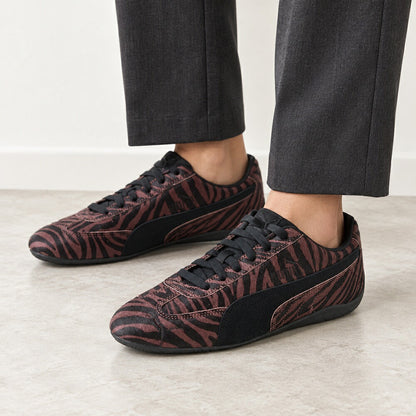 プーマPUMAスピードキャットタイガー41013901RichCocoa-PUMABlack（レディース）ファー天然皮革ローカットスニーカーストリートカジュアル「靴」