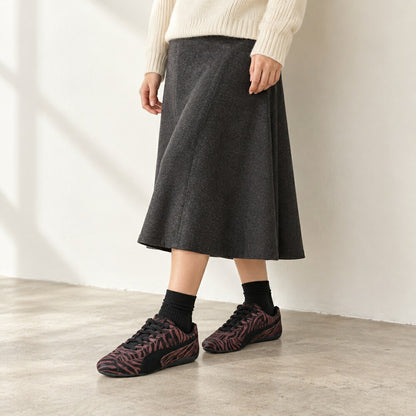 プーマPUMAスピードキャットタイガー41013901RichCocoa-PUMABlack（レディース）ファー天然皮革ローカットスニーカーストリートカジュアル「靴」