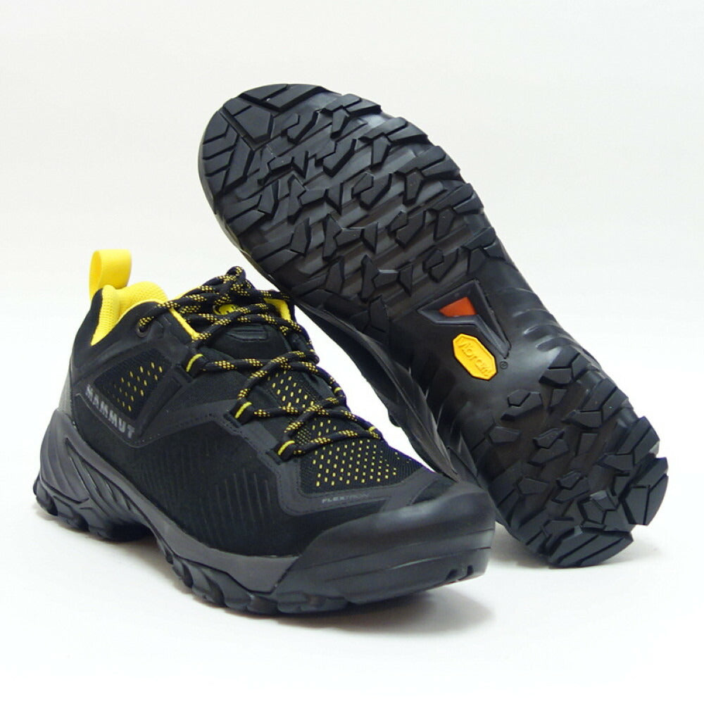 MAMMUT マムート Sapuen Low GTX  Men 303004260（メンズ）カラー：black-dark blazing(00574) アウトドアスニーカー ウォーキングシューズ 防水ハイキングシューズ「靴」