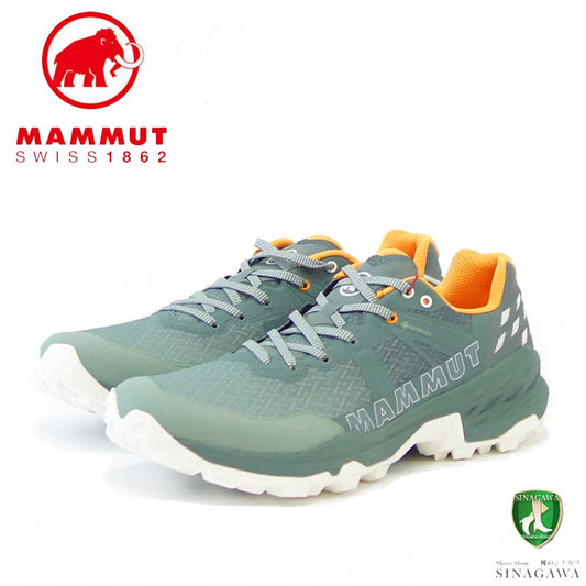 MAMMUT マムート Sertig II Low GTX Men 303004280（メンズ）カラー：jade-dark jade(40240) アウトドアスニーカー ウォーキングシューズ 防水ハイキングシューズ「靴」