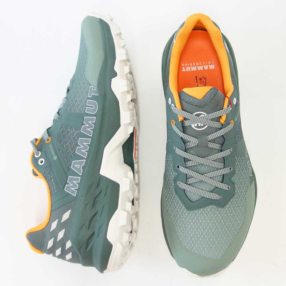 MAMMUT マムート Sertig II Low GTX Men 303004280（メンズ）カラー：jade-dark jade(40240) アウトドアスニーカー ウォーキングシューズ 防水ハイキングシューズ「靴」